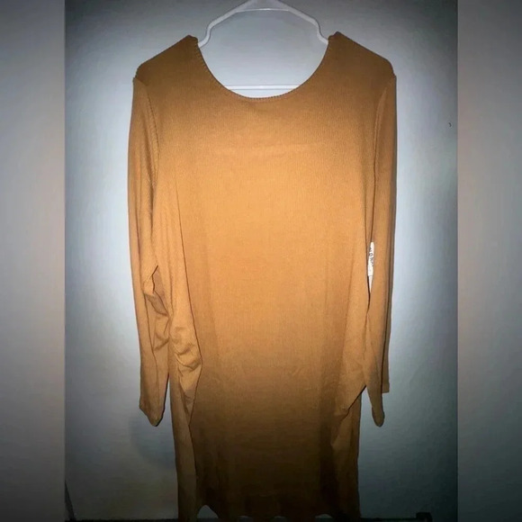 Old navy women’s Maternity Long Sleve Cutout Back‎ Rib Knit Dress XXL - Picture 1 of 3